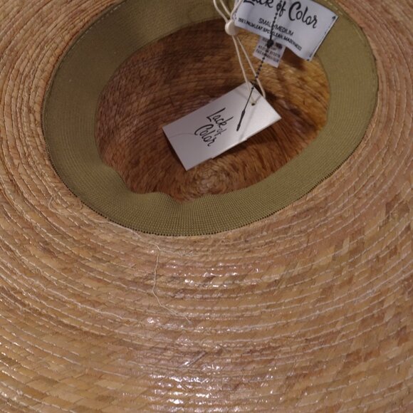 Lack Of Color Tan Wide Brim Hat